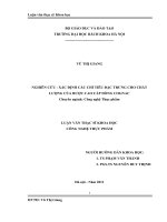 Nghiên cứu xác định các chỉ tiêu đặc trưng cho chất lượng của rượu cao cấp dòng Cognac