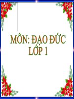 Lớp 1 - Đạo Đức - Tuần 15 - Bai 7: Đi học đều và đúng giờ (Tiết 1)