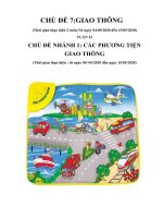 Tuần 22 chủ đề 7 