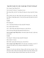 Luyện từ và câu: Luyện tập về Câu kể Ai làm gì?