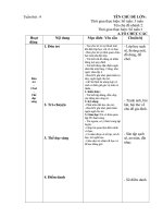 GIÁO ÁN CHỦ NHIỆM: NGÔI NHÀ GIA ĐÌNH Ở