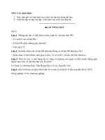 ĐÁP ÁN SỬ 7 TUẦN 33-34