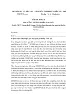 Bài thu hoạch BDTX Module TH37: Những vấn đề chung về tổ chức hoạt động giáo dục ngoài giờ lên lớp ở trường tiểu học