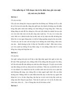 Văn mẫu lớp 4: Viết đoạn văn tả lá, thân hay gốc của một cây mà em yêu thích