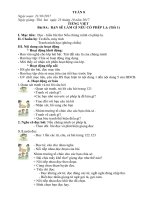 Giáo án lớp 4 VNEN tuần 8