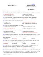 Tải Bộ đề thi học kì 2 môn Giáo dục công dân lớp 10 năm 2018 - 2019 -  7 Đề kiểm tra cuối kì II lớp 10 môn GDCD