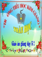 Tuần 4. Toán -  Tiết 17