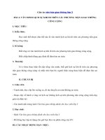 Tải Giáo án văn hóa giao thông lớp 3: Bài 4 - Văn minh lịch sự khi đi trên các phương tiện giao thông công cộng
