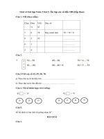 bài 2: Ôn tập các số đến 100 (tiếp theo)