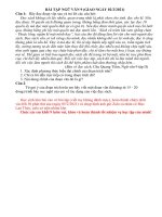 BÀI TẬP ÔN LUYỆN TẠI NHÀ TUẨN 21 NĂM HỌC 2020 - 2021