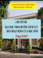 Chuyên đề toán tháng 10