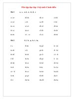 File tập đọc lớp 1 bộ sách Cánh diều