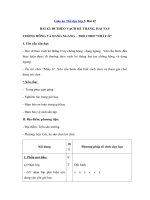 Tải Giáo án Thể dục lớp 2: Bài 42 - Đi theo vạch kẻ thẳng, hai tay chống hông (dang ngang). Trò chơi 