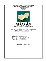 Giáo án LQ với toán so sánh cao hơn, thấp hơn