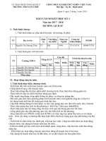 BÁO CÁO SƠ KẾT HK1 NH: 2017-2018- TỔ SỬ-ĐỊA-CD