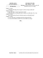 đề kiểm tra hkii khối 8 năm học 20192020