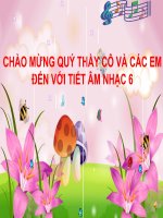Giáo án điện tử môn Âm nhạc - Mĩ thuật