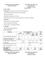 Đề cương và đề kiểm tra HKI năm học 2016 - 2017 môn Địa lý 8