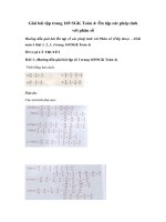 Ôn tập các phép tính với phân số