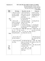 Kế hoạch giáo dục tuần 32 (Năm học 2017-2018) : Các mùa trong năm