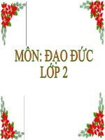 Môn:Đạo đức Lớp 2Bài:Chăm làm việc nhà T1