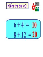 Tuần 9: Tìm một số hạng trong một tổng