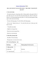 Tải Giáo án Thể dục lớp 2: Bài 4 - Dàn hàng ngang, dồn hàng - Trò chơi: Nhanh lên bạn ơi