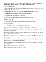 Đề  ôn tập ở nhà của các em học sinh khối 3 tuần 13.