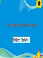 Anh8- Unit5- Skills 1 - Website Trường THCS Phan Bội Châu - Đại Lộc - Quảng Nam