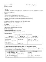 Tiết 4 - Hằng đẳng thức