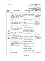 tuần 18tên chủ đề lớnthời gian thực hiện 4 tuần chủ đề nhánh 4 thời gian thực hiện 1 tuầna  tổ chức cáchoạtđộngnội dungmục đích yêucầuchuẩn bị đóntrẻchơi thểdụcsángđón trẻ