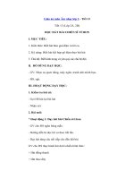 Tải Giáo án môn Âm nhạc lớp 2 - Tiết 13 - Học hát bài Chiến sĩ tí hon