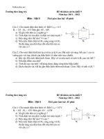 Download Đề thi khảo sát HSG khối 9 môn lý
