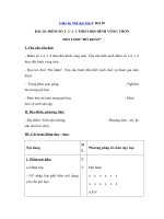 Tải Giáo án Thể dục lớp 2: Bài 20 - Điểm số 1-2, 1-2 theo đội hình vòng tròn. Trò chơi 