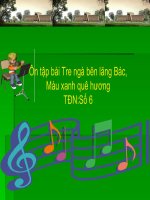 Lớp 5 - Âm nhạc - Tiết 33: Ôn tập 2 bài hát: 