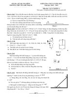 Download Đề kiểm tra chất lượng HSG vật lý 11 tỉnh Quảng Bình