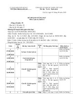 KẾ HOẠCH GIẢNG DẠY MÔN LỊCH SỬ KHỐI 6, 7 NĂM HỌC 2020 - 2021
