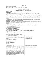 GIAO AN TOAN LOP 3 TUAN 13