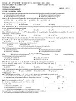 Download Đề kiểm tra HKI vật lý 11- THPT Hàn Thuyên