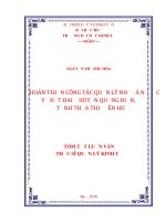 Hoàn thiện công tác quản lý nhà nước về đất đai ở huyện quảng điền   tỉnh thừa thiên huế 