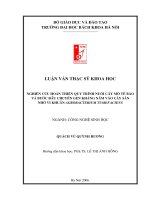 Nghiên cứu hoàn thiện quy trình nuôi cấy mô tế bào và bước đầu chuyển gen kháng nấm vào cây sắn nhờ vi khuẩn Agrobacterium Tumefaciens