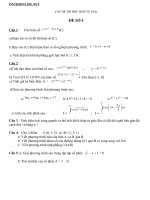 Download Đề cương ôn thi tốt nghiệp Toán lớp 12