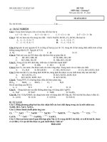 Download Đề thi HKII môn hóa học 11 chương 5