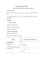 Tải Giáo án Thể dục lớp 2: Bài 54 - Trò chơi: Tung vòng vào đích