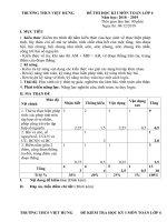 Đề kiểm tra học kì I môn Toán 6 năm học 2018 - 2019