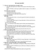 Download Đề cương ôn thi HKI sinh học 10