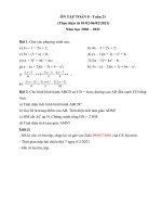 BÀI TẬP ÔN LUYỆN TẠI NHÀ TUẨN 21 NĂM HỌC 2020 - 2021