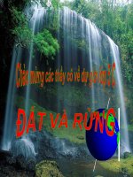 Địa lý: Đất và rừng