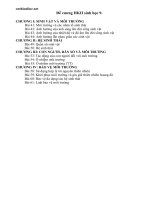 Download Ma trận đề và đáp án kiểm tra HKII sinh học 9 cực hay