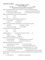 Download Đề kiểm tra 15 phút lần 2 sử 10